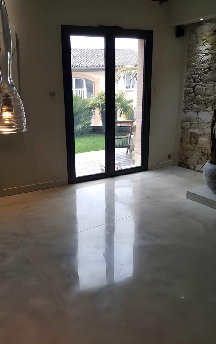Sol intérieur en béton poli Montauban