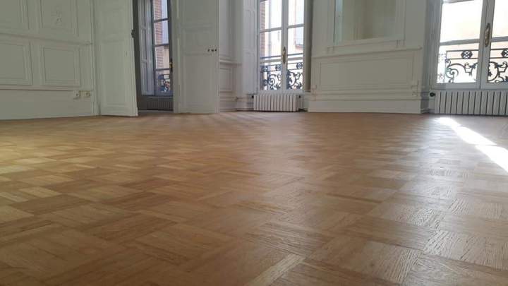 Sol en parquet après traitement Montauban